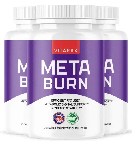 MetaBurn three-bottle supplement package